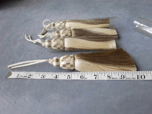 Beaded large 6ins - key, tassel