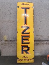 Original Enamel Tizer Sign