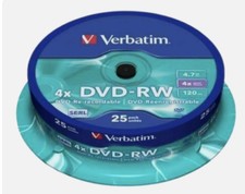 Verbatim DVD-RW 4.7GB 4x Speed