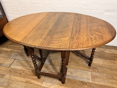 Antique oak gate - leg, table