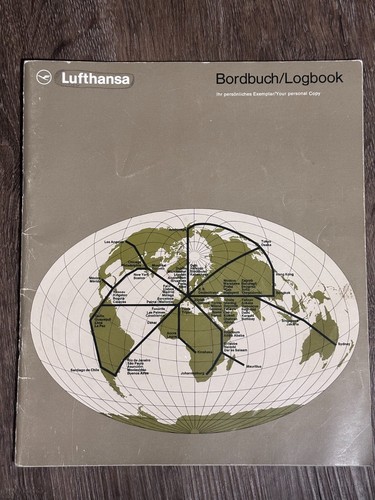 Lufthansa airline route - , and