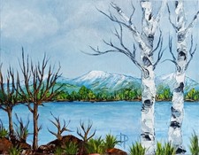 Serene Mountain Lake with