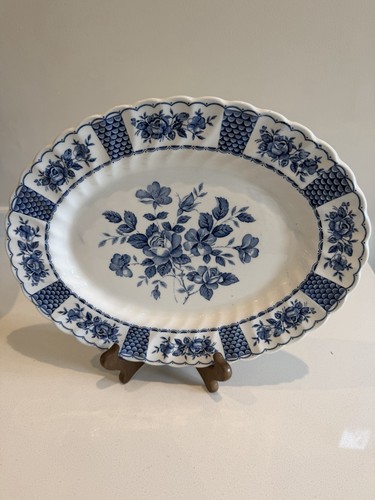 Myott melody blue white floral - blue,
