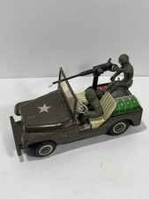 Vintage Army Ranger Jeep Bump & Go Battery Operated No 394