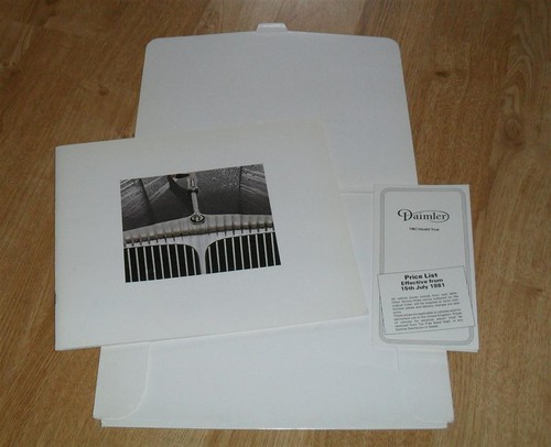 Daimler brochure 1981 - daimler,