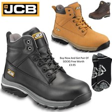 MENS JCB LEATHER WATERPROOF
