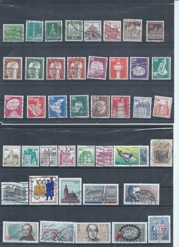 Berlin stamps small used lot - small,