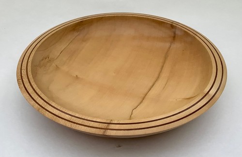 Hand turned sycamore - turned,