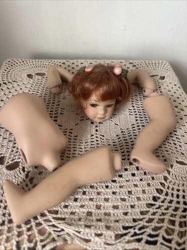 Vintage porcelain doll parts - vintage,