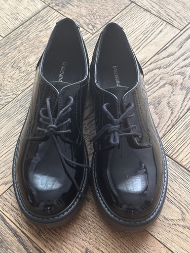Graceland black patent lace - graceland,