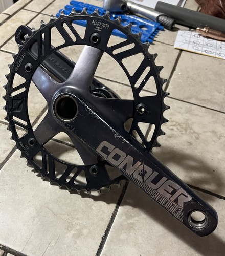 Conquer elite crankset track - crankset,