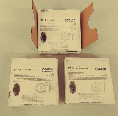 Visaton and fr 7 - 12,