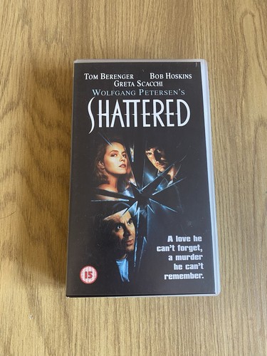 Shattered vhs video tape - shattered,
