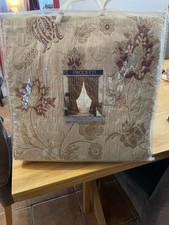 Paoletti Zurich Heavy Lined Pencil Pleat Curtains 66x72 Inch Pair New Unused