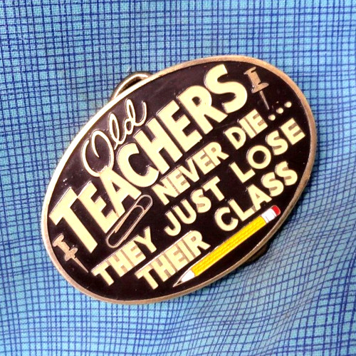 Teachers dress belt buckle - dress,