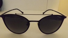 Police Sunglasses SPL156 Rival 9 Oval Sunglasses 51mm, Matt Black