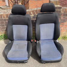 VW GOLF MK4 GTi / GT TDI  FRONT CLOTH SEATS 5dr BLUE 1998-05  NO HOLES !