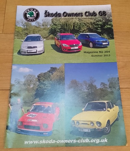 Skoda owners club - gb, magazine