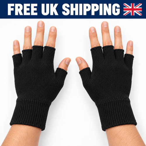Thermal fingerless gloves - uk,