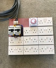Contactor timer mdf board - contactor,