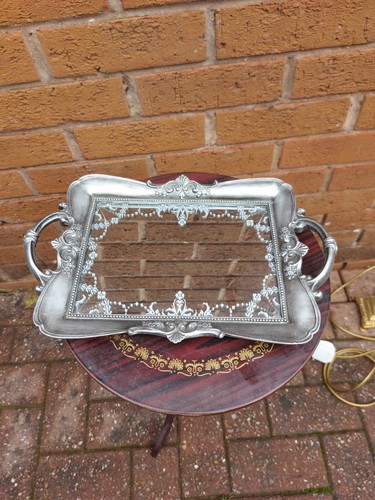 Italian mirrored tray - mirrored,