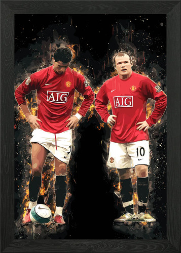 Ronaldo rooney manchester - rooney,