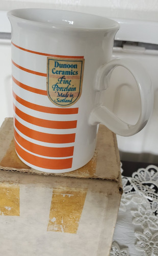 Vintage retro orange - , banded