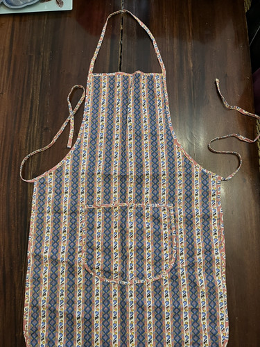 Vintage apron with bib - vintage,