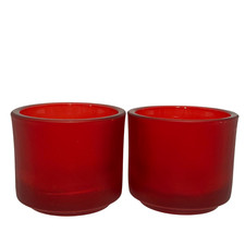 IKEA Red Frosted Glass