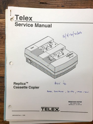 Telex replica cassette copier - replica,