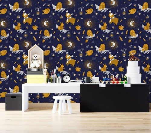 Night moon owl b5644 - night,