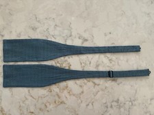 Charvet Place Vendome Basketweave Harmony Bowtie in Shades of Blue