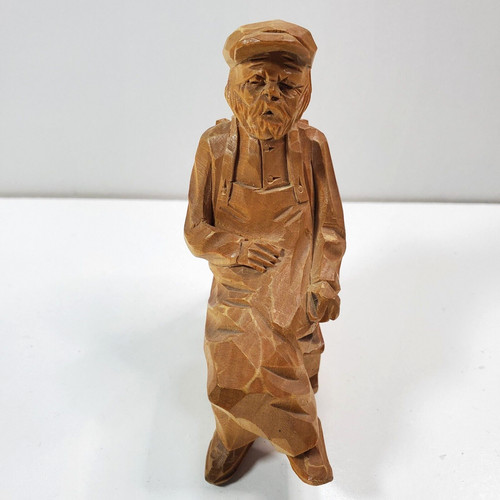 Vintage hand carved wood - hand, old