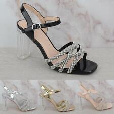 LADIES WOMENS ANKLE STRAP HIGH