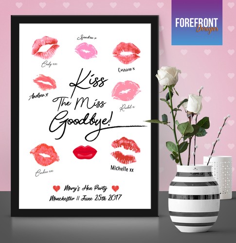 Kiss the miss - 'kiss, goodbye'