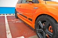 Side Skirts Diffusers Maxton Design Gloss Black ABS For Ford Focus Mk2 ST