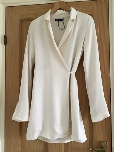 Zara ladies satin ivory - ladies, wrap