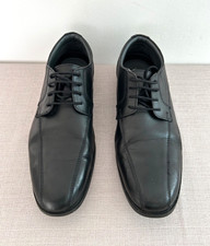Soleflex Matalan Shoes Mens Black Leather Lace Up Smart Size 9