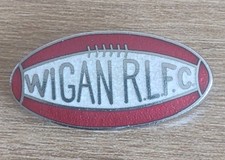 WIGAN RUGBY LEAGUE PIN BADGE VERY RARE 