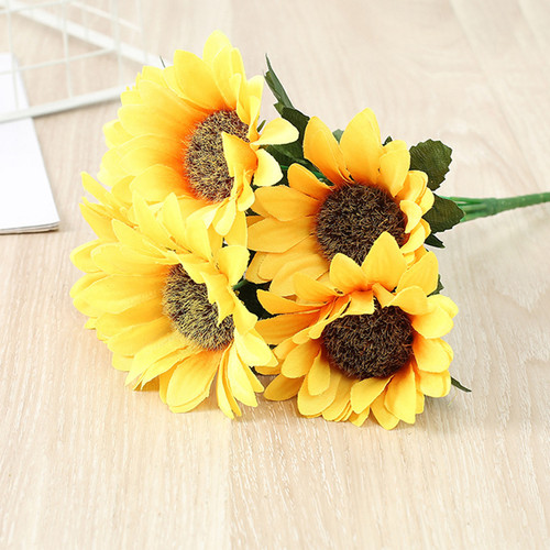 Yellow sunflower bouquet - sunflower,