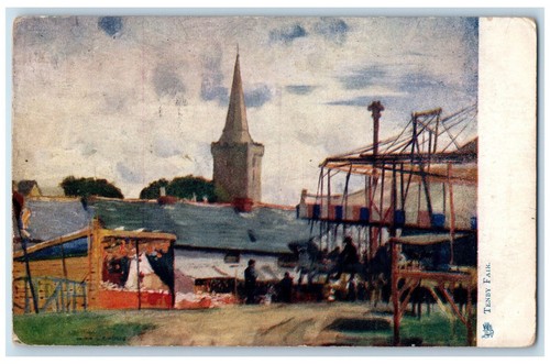 1914 tenby fair - tenby, amusement