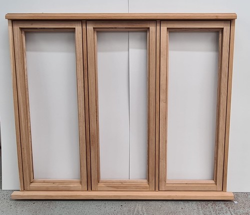 Wooden timber window solid - timber, oak