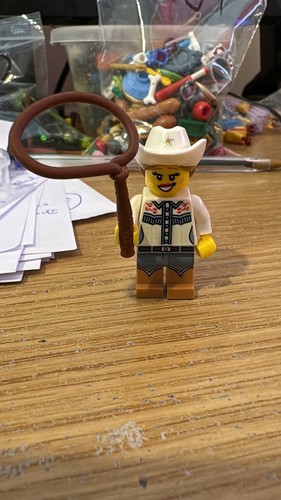 Lego collectible cow girl - collectible,