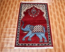 Elephant hand knotted - mat, area