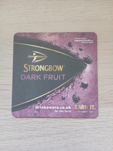 Strongbow dark fruit beer - beer, mat