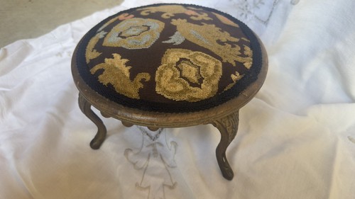 Antique cast iron wood - wood, foot