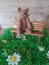 Homemade Needle Felted Pink Bear In Presentation Box Perfect Gift