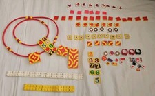 Rare Scala Vintage LEGO Jewellery Pieces Rings Tiles Bracelets Mixed Lot