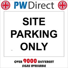 SIGN Site Parking Only