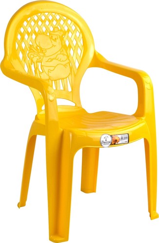 Plastic yellow chairs for - yellow,